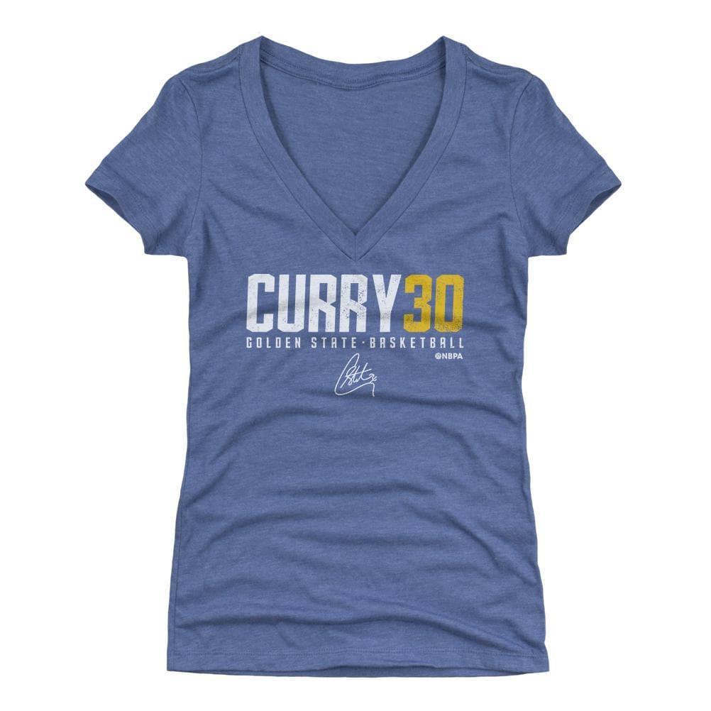 500 Level T-Shirts Womens Steph Curry Golden State Warriors 500 Level NBA Curry30 T-Shirt - Royal