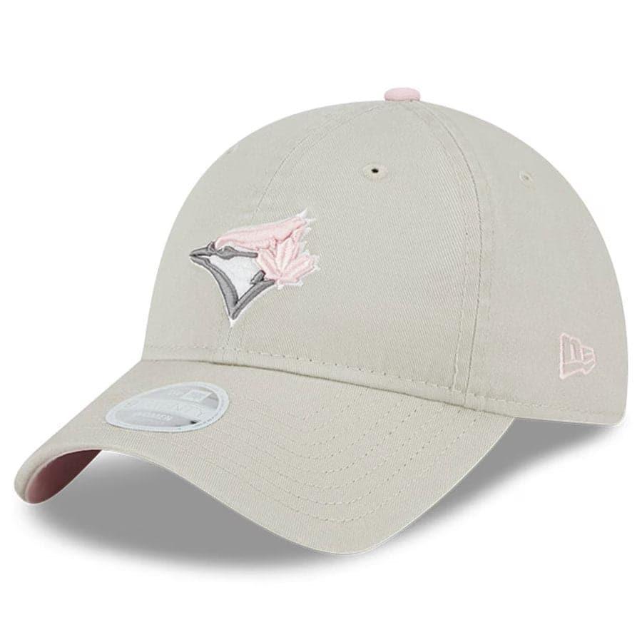 New Era Caps Womens Womens Toronto Blue Jays New Era MLB 23 Mothers Day 9TWENTY Hat - Stone