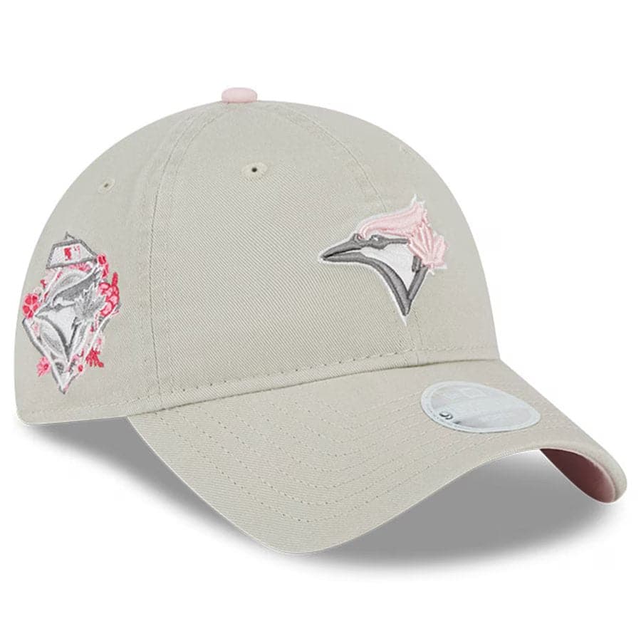 New Era Caps Womens Womens Toronto Blue Jays New Era MLB 23 Mothers Day 9TWENTY Hat - Stone