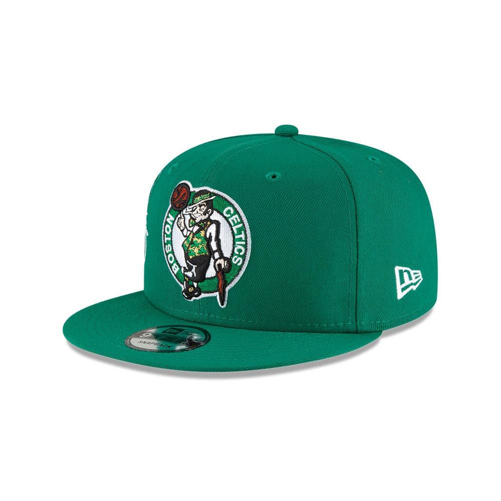 New Era Caps Youths Youths Boston Celtics New Era NBA 21-22 Back Half 9FIFTY Snapback Hat - Green