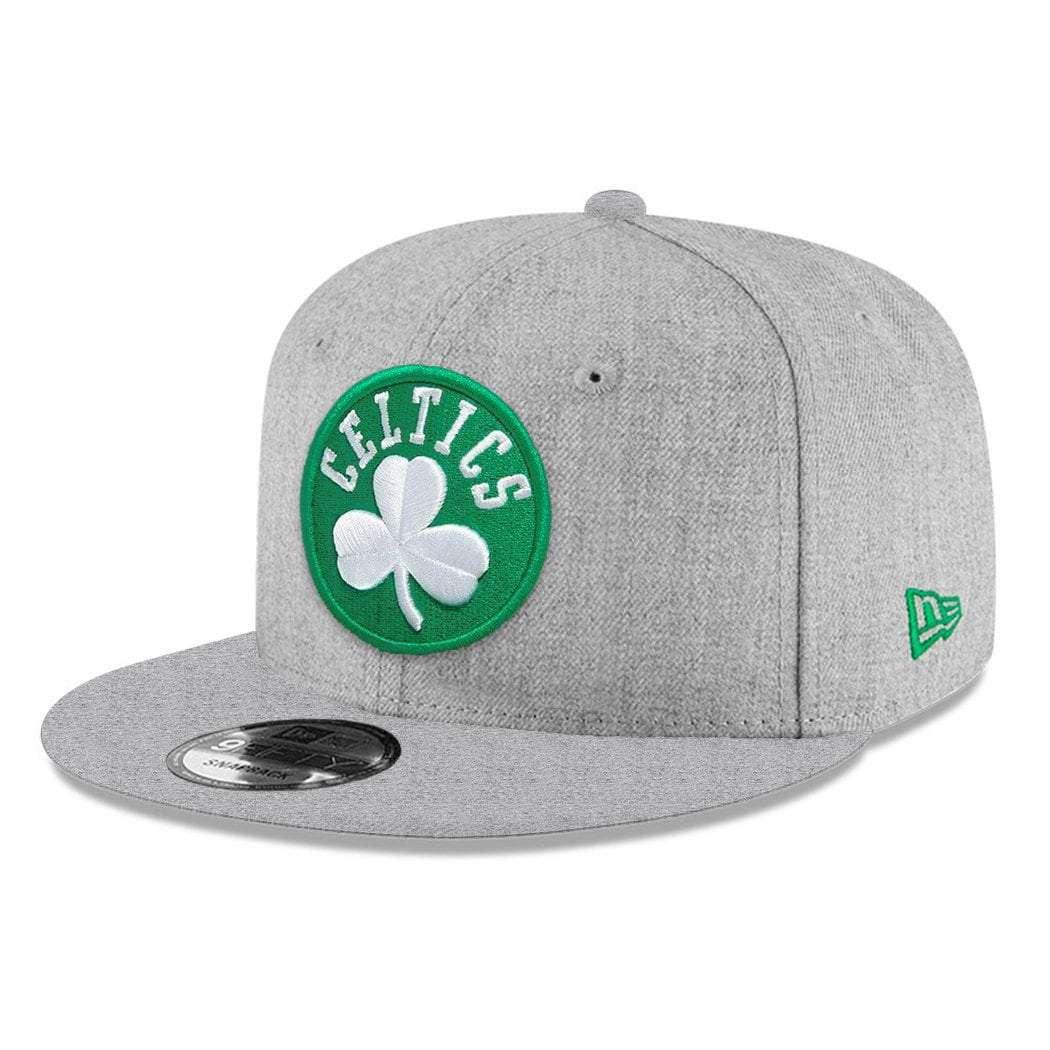New Era Caps Youths Boston Celtics New Era NBA Heather Team 9FIFTY Snapback Hat