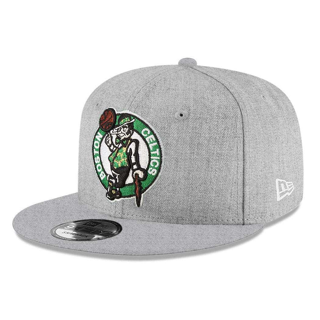 New Era Caps Youths Boston Celtics New Era NBA Team Heather 9FIFTY Snapback Hat