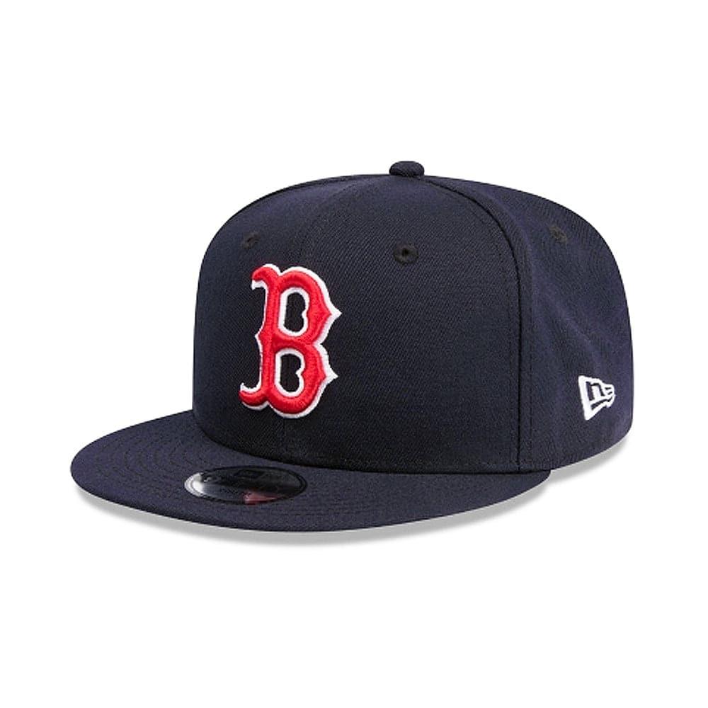 New Era Caps Youths Youths Boston Red Sox New Era MLB Team 9FIFTY Snapback Hat - Navy