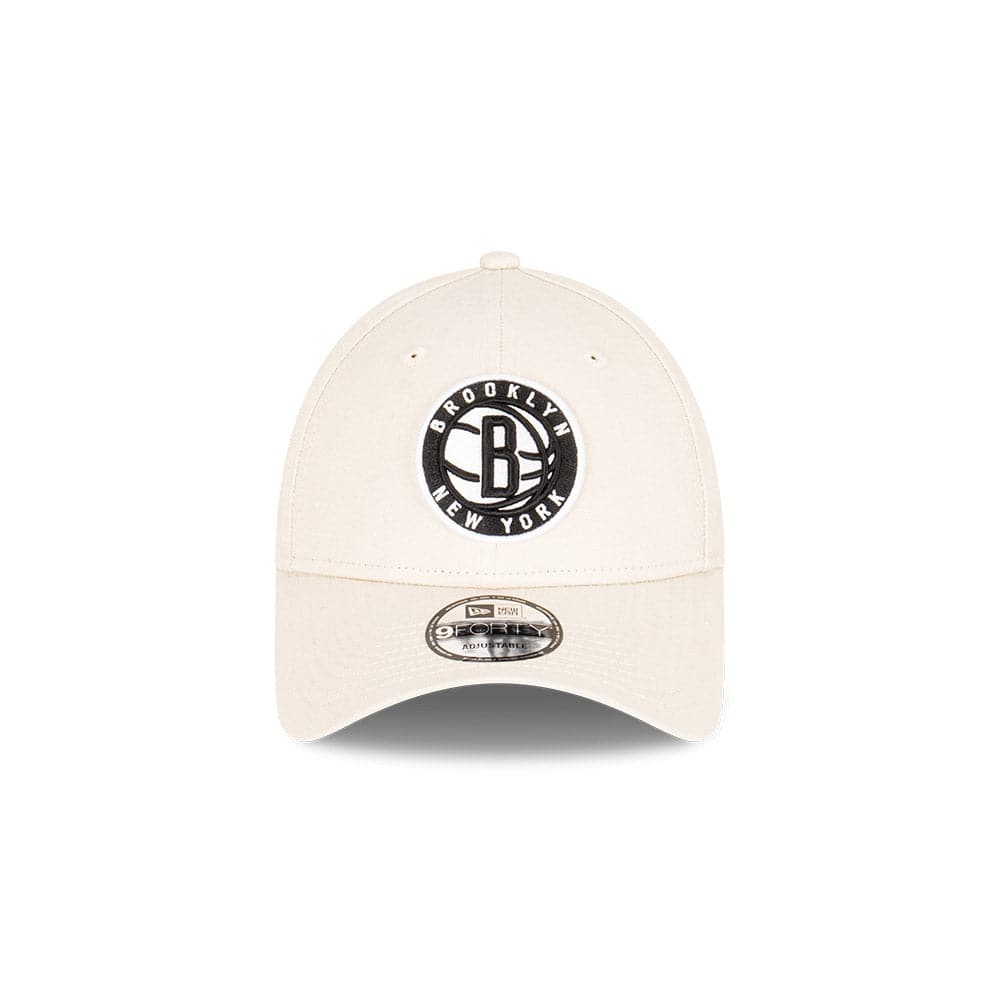 New Era Caps Youths Youths Brooklyn Nets New Era NBA Team 9FORTY Snapback Hat - Stone