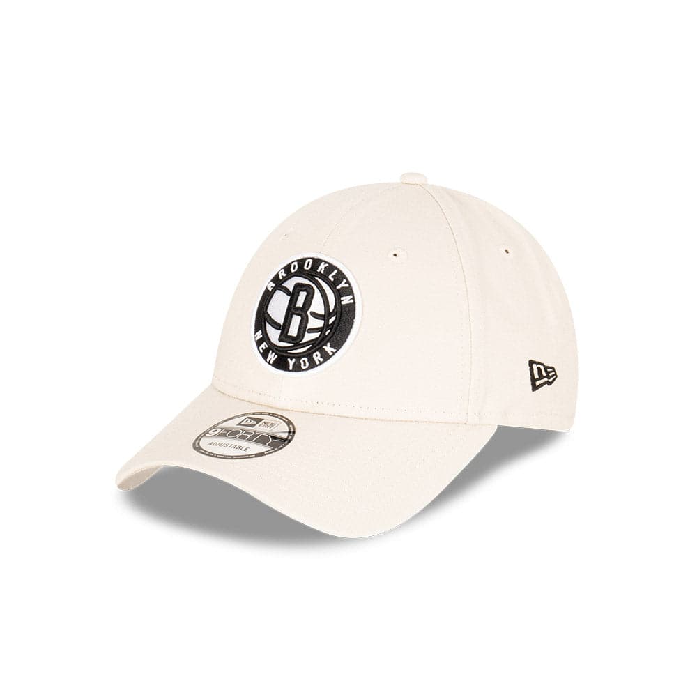New Era Caps Youths Youths Brooklyn Nets New Era NBA Team 9FORTY Snapback Hat - Stone