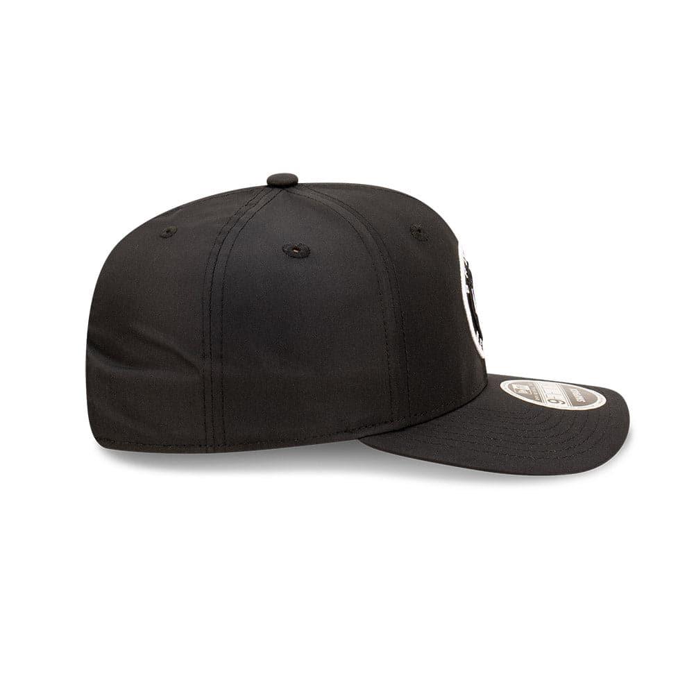 New Era Caps Youths Youths Brooklyn Nets New Era NBA Team Prolite 9FIFTY Pre-Curved Snapback Hat - Black