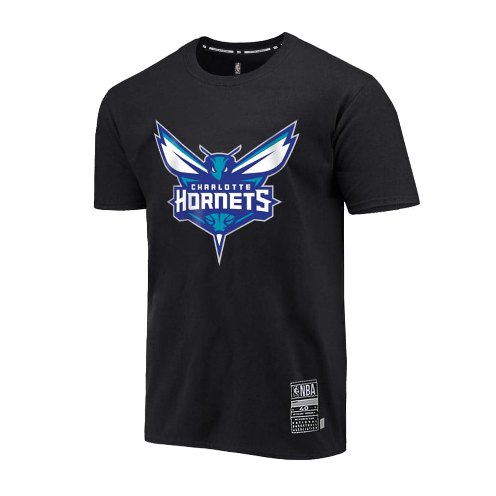 NBA Essentials T-Shirts Youths Charlotte Hornets NBA Essentials Team Logo T-Shirt - Black
