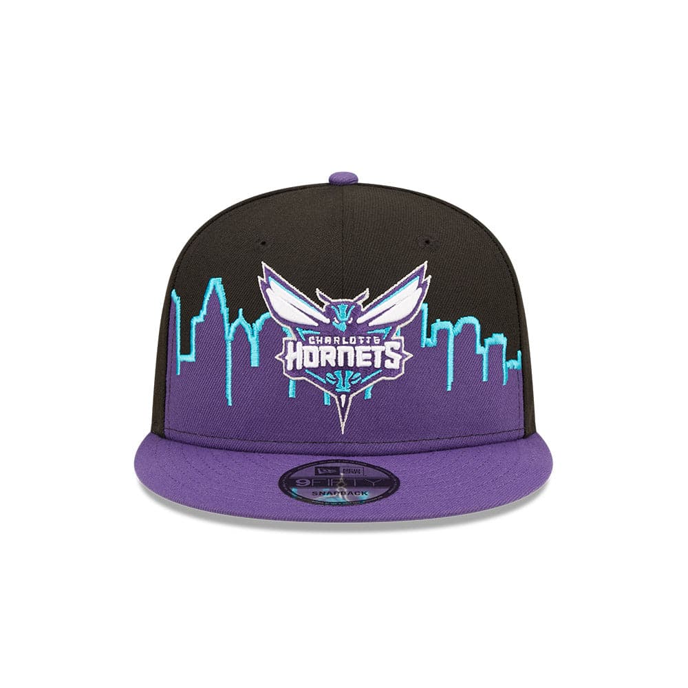 New Era Caps Youths Youths Charlotte Hornets New Era NBA 22-23 Tip Off 9FIFTY Snapback Hat - Black