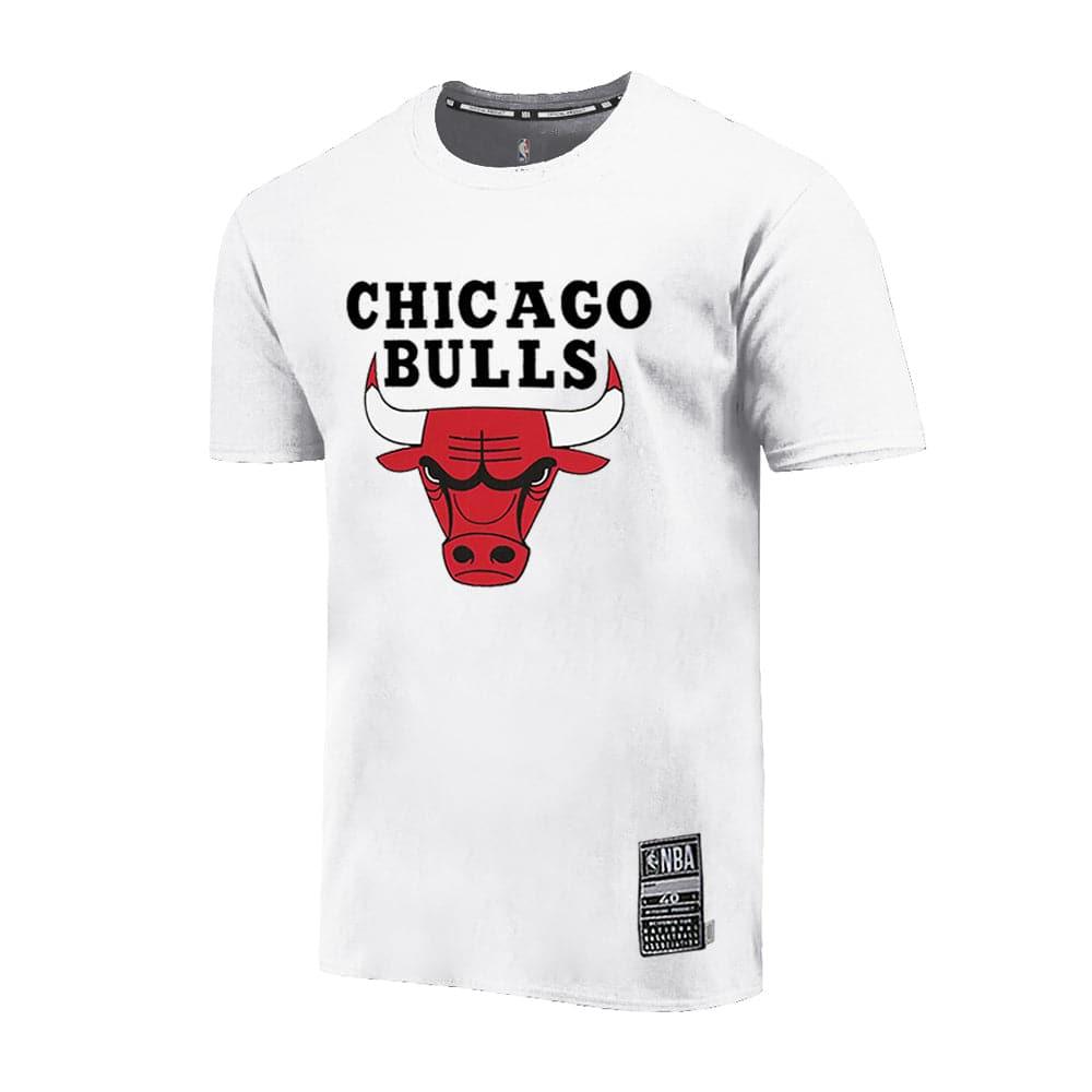 NBA Essentials T-Shirts Youths Chicago Bulls NBA Essentials Team Logo T-Shirt - White