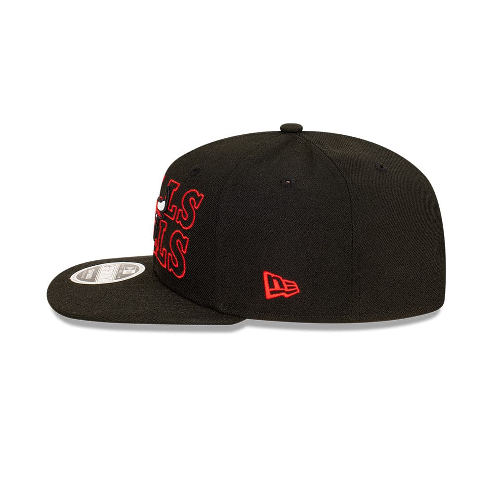 New Era Caps Youths Youths Chicago Bulls New Era NBA Neon Lights OF 9FIFTY Snapback Hat - Black