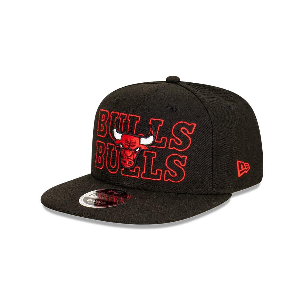 New Era Caps Youths Youths Chicago Bulls New Era NBA Neon Lights OF 9FIFTY Snapback Hat - Black