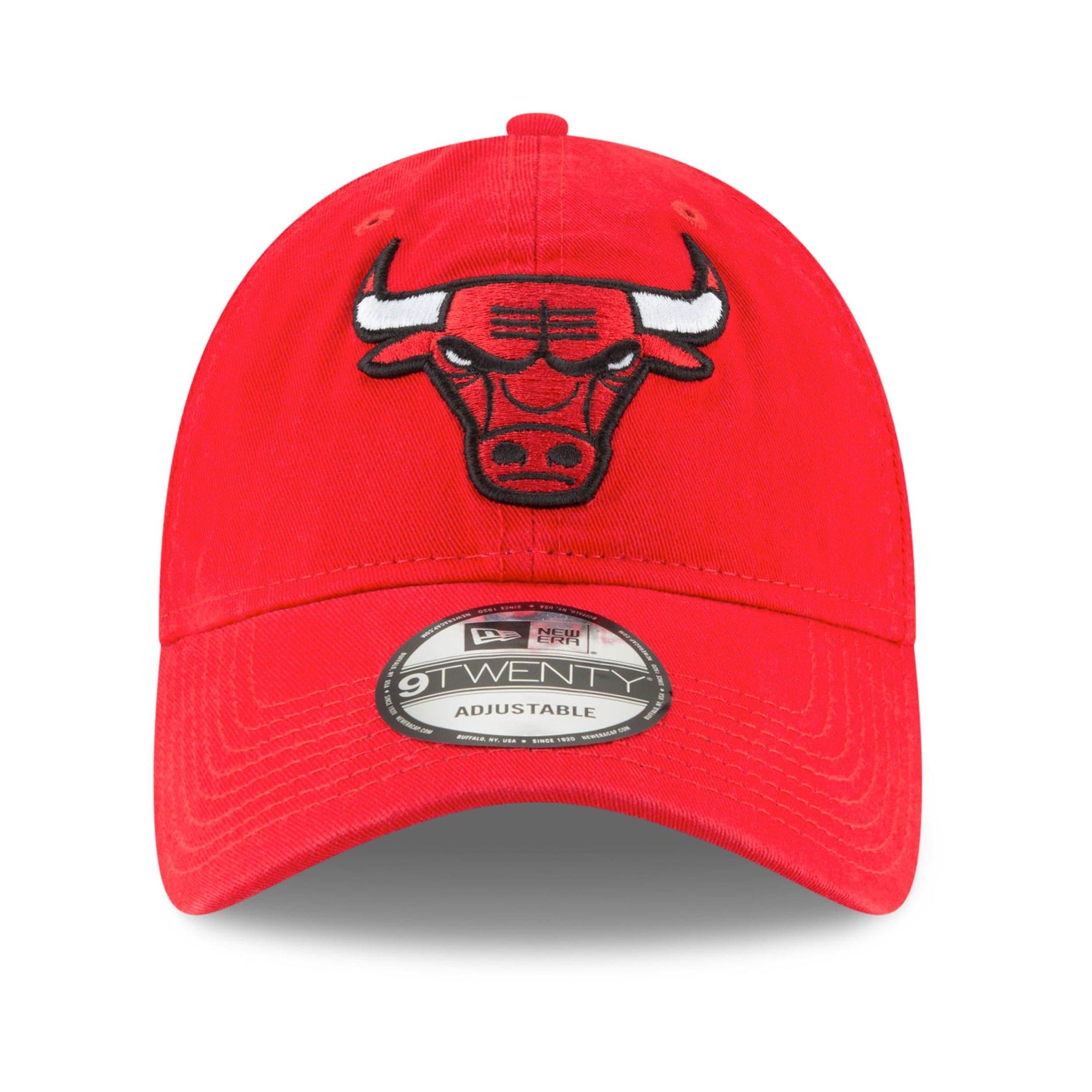 New Era Caps Youths Chicago Bulls New Era NBA Team 9TWENTY Curved Hat - Red