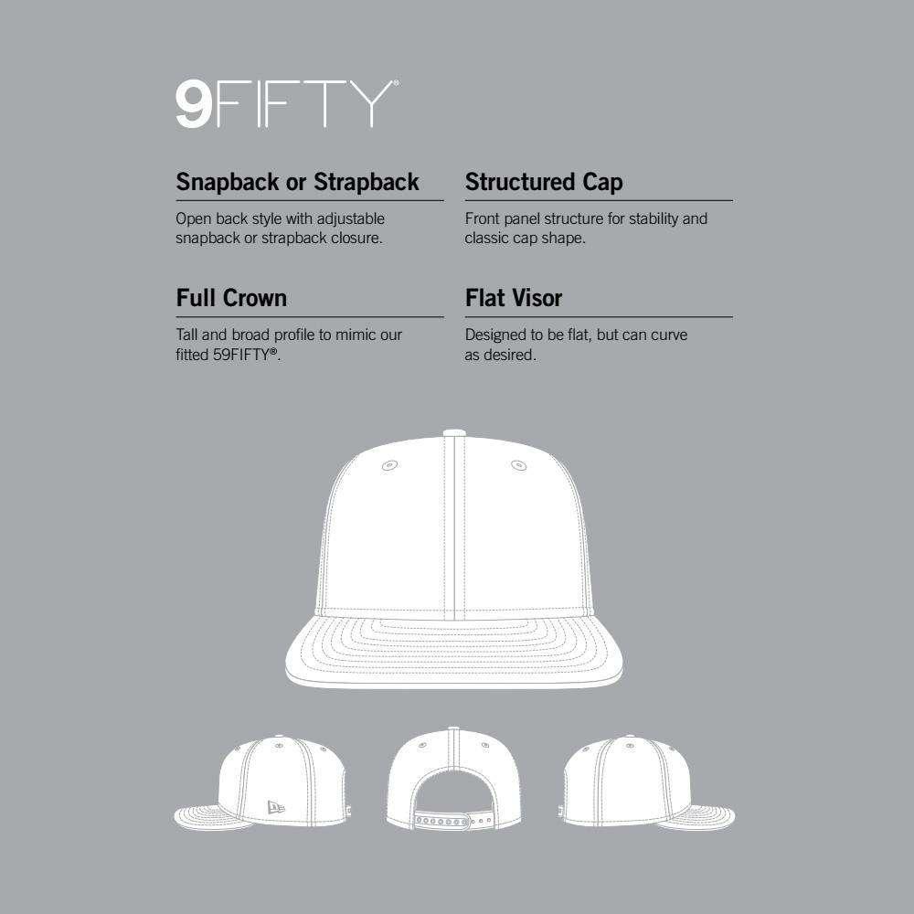 New Era Caps Youths Chicago Bulls New Era NBA Team Heather 9FIFTY Snapback Hat