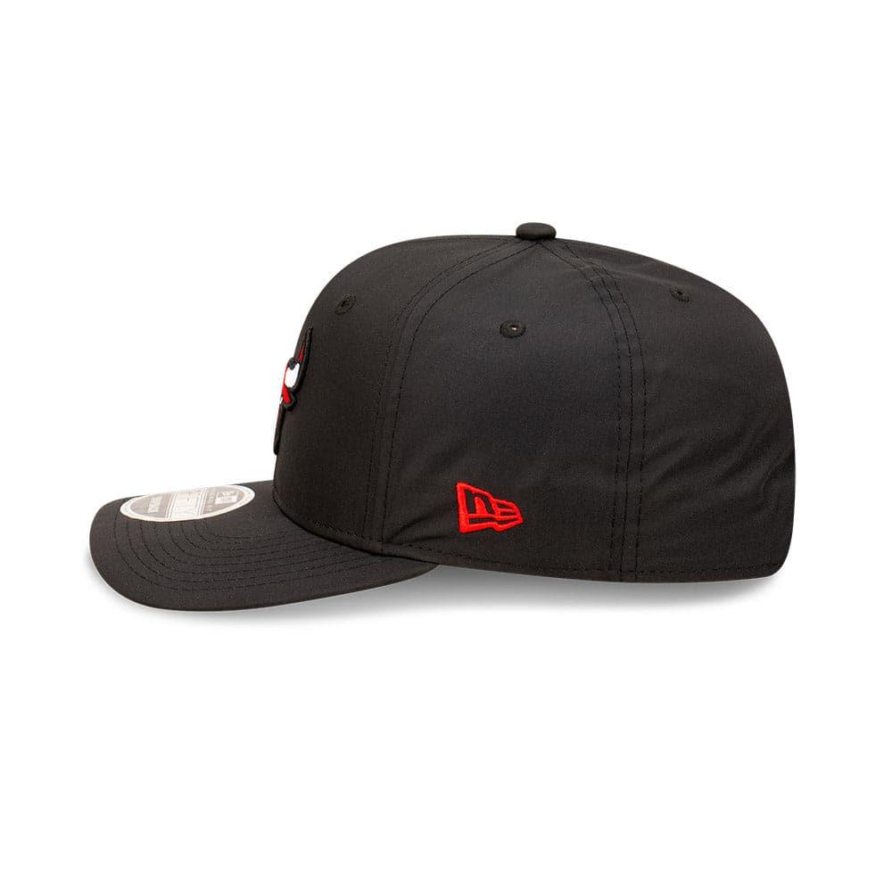 New Era Caps Youths Youths Chicago Bulls New Era NBA Team Prolite 9FIFTY Pre-Curved Snapback Hat - Black