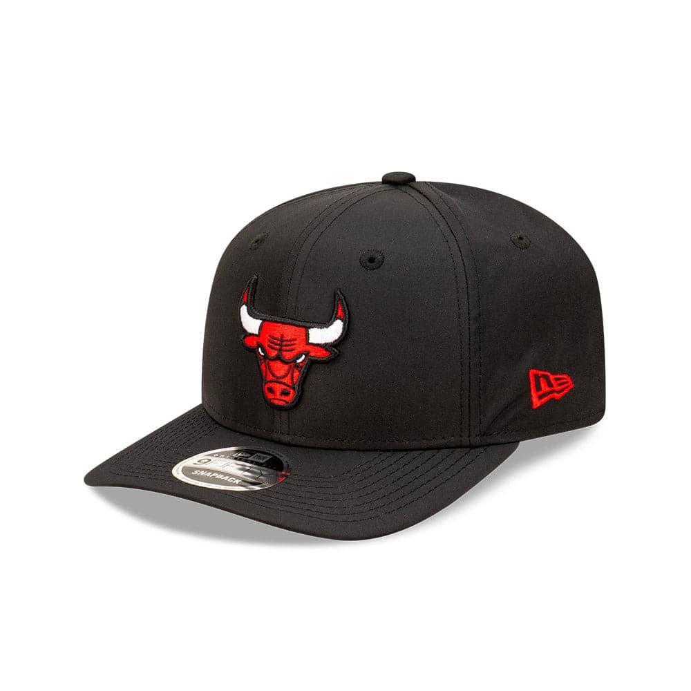 New Era Caps Youths Youths Chicago Bulls New Era NBA Team Prolite 9FIFTY Pre-Curved Snapback Hat - Black