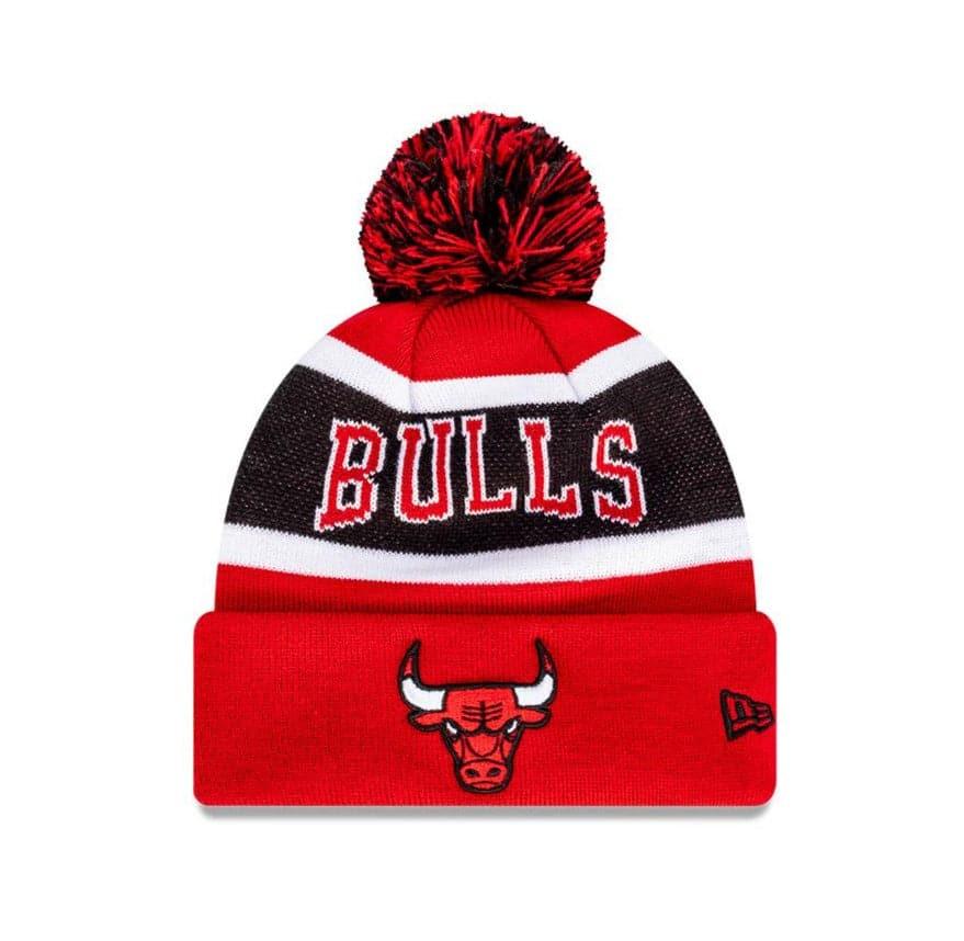 New Era Beanies Youths Youths Chicago Bulls New Era NBA Team Wordmark Knit Beanie - Red