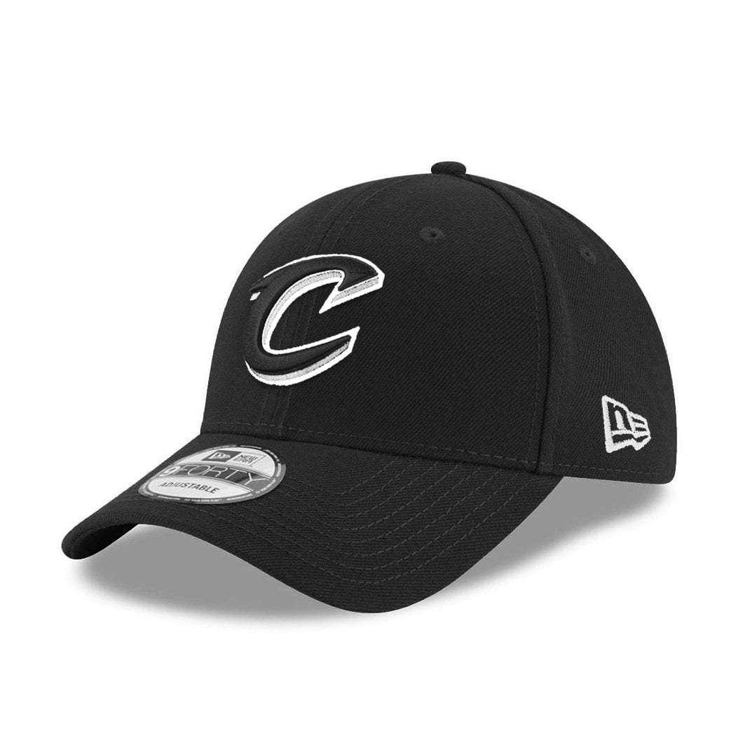 New Era Caps Youths Cleveland Cavaliers New Era NBA Black & White 9FORTY Curve Hat