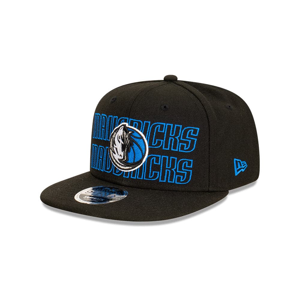 New Era Caps Youths Youths Dallas Mavericks New Era NBA Neon Lights OF 9FIFTY Snapback Hat - Black