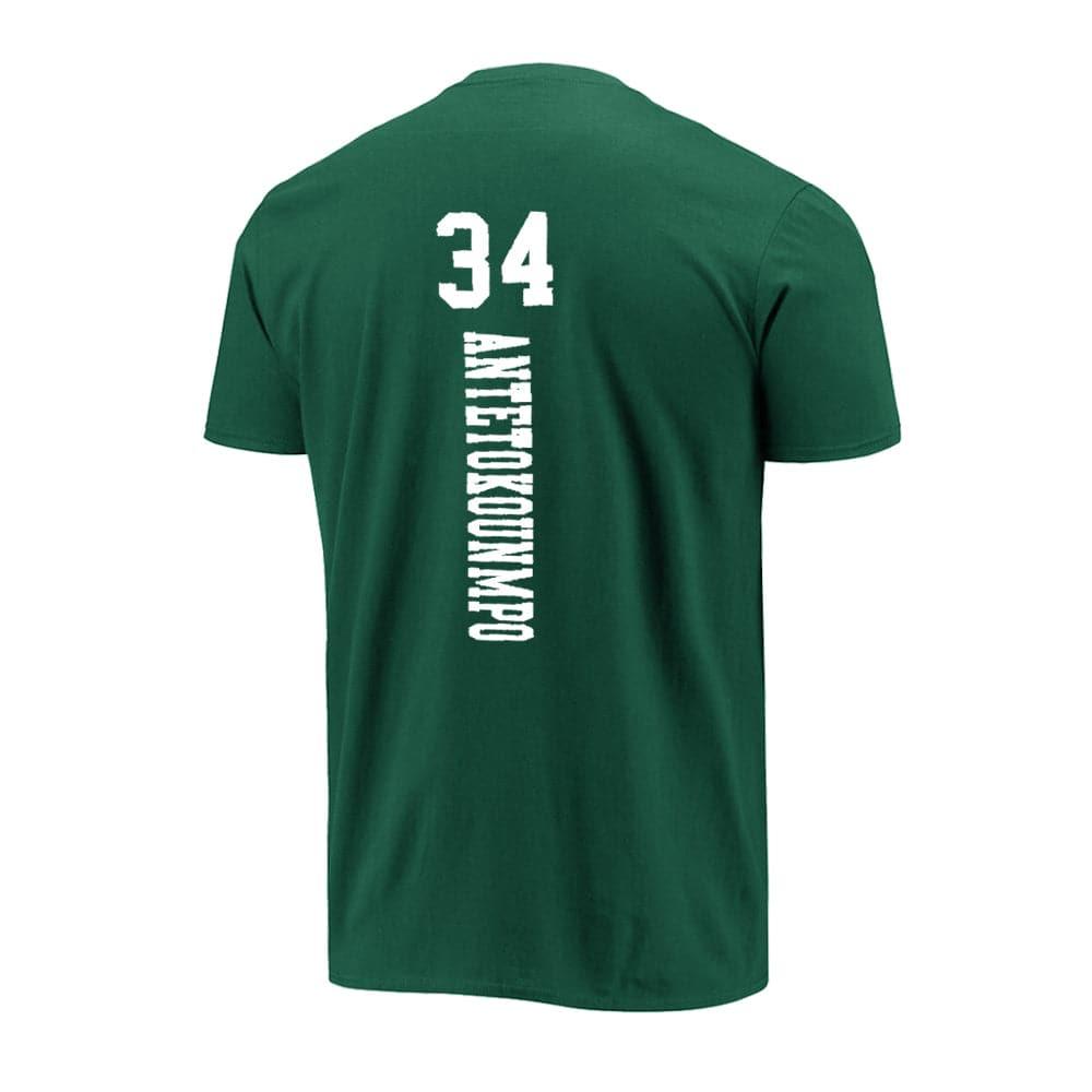 NBA Essentials T-Shirts Youths Giannis Antetokounmpo Milwaukee Bucks NBA Essentials Top of The Key T-Shirt - Green