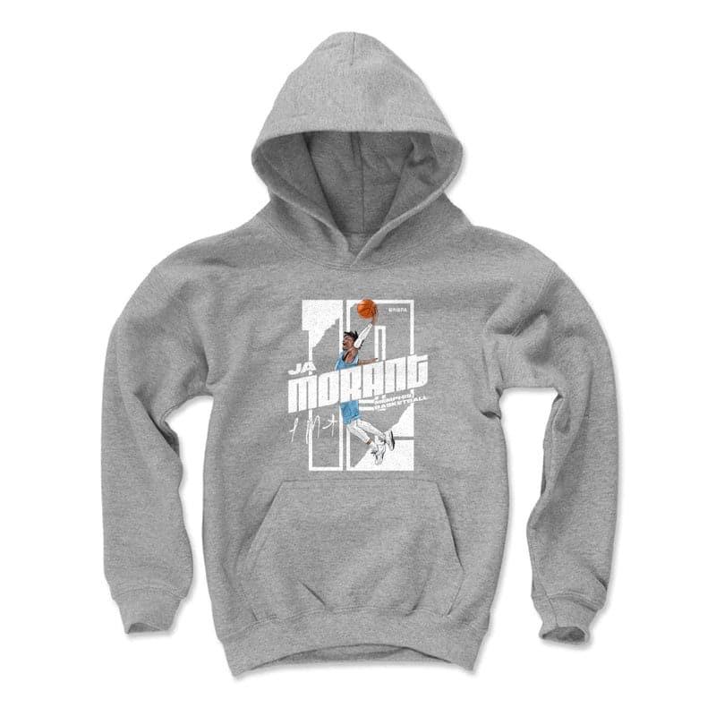 500 Level Jumpers Youths Ja Morant Memphis Grizzlies 500 Level NBA Dunk Hoodie Jumper - Grey