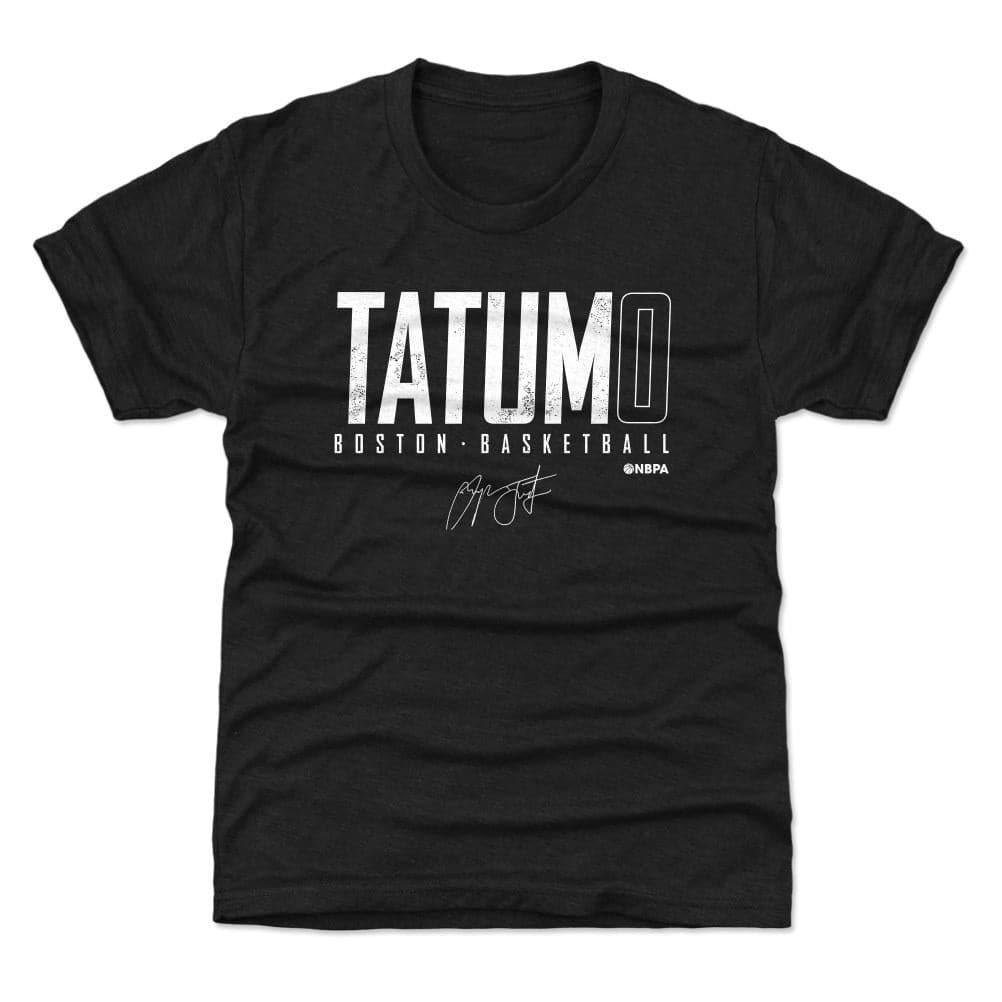 500 Level T-Shirts Youths Jayson Tatum Boston Celtics 500 Level NBA Elite T-Shirt - Black