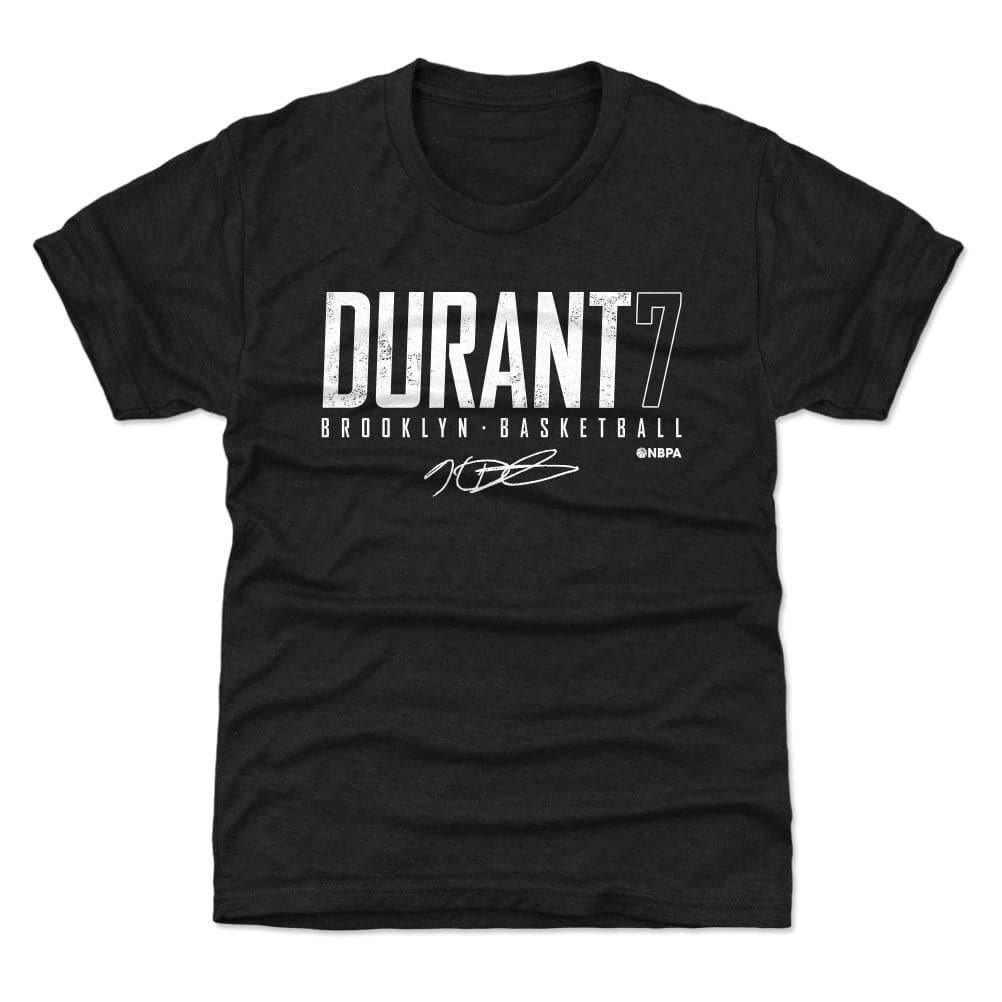 500 Level T-Shirts Youths Kevin Durant Brooklyn Nets 500 Level NBA Elite T-Shirt - Black