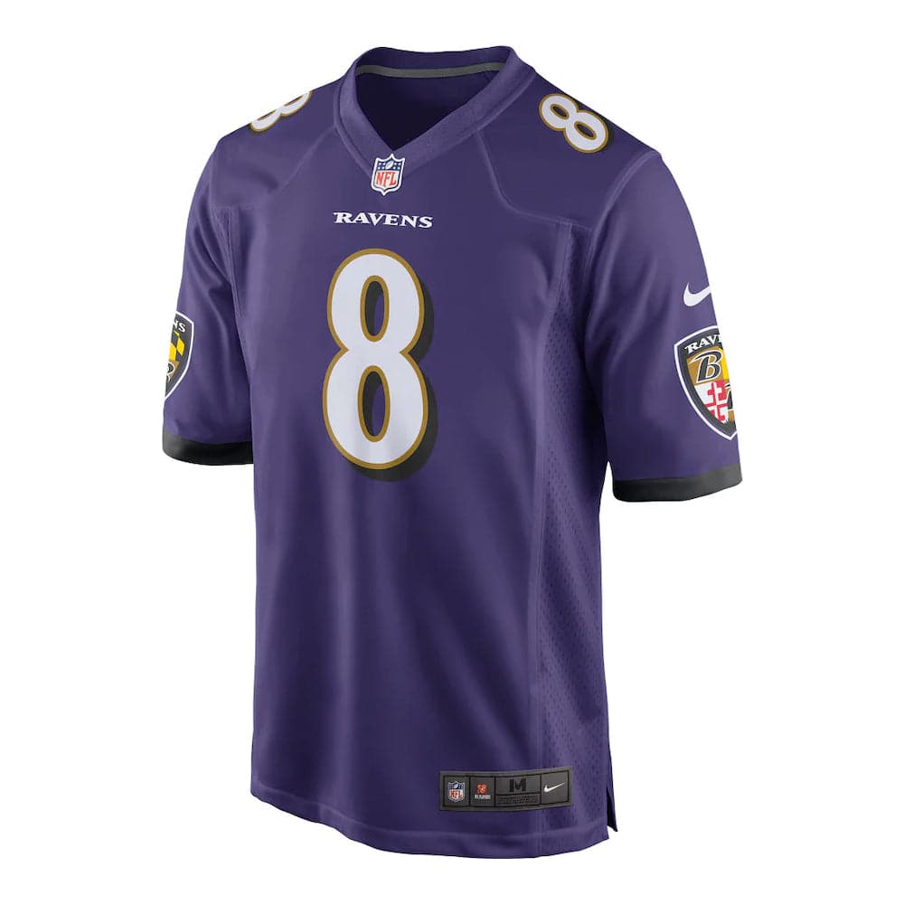 Nike Jerseys Youths Lamar Jackson Baltimore Ravens Nike NFL Game Jersey - Purple