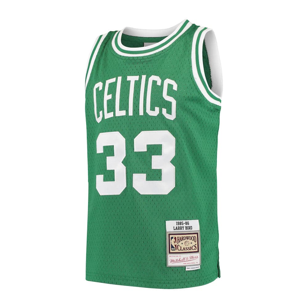 Mitchell And Ness Jerseys Youths Larry Bird Boston Celtics Mitchell & Ness NBA Swingman Jersey - Green