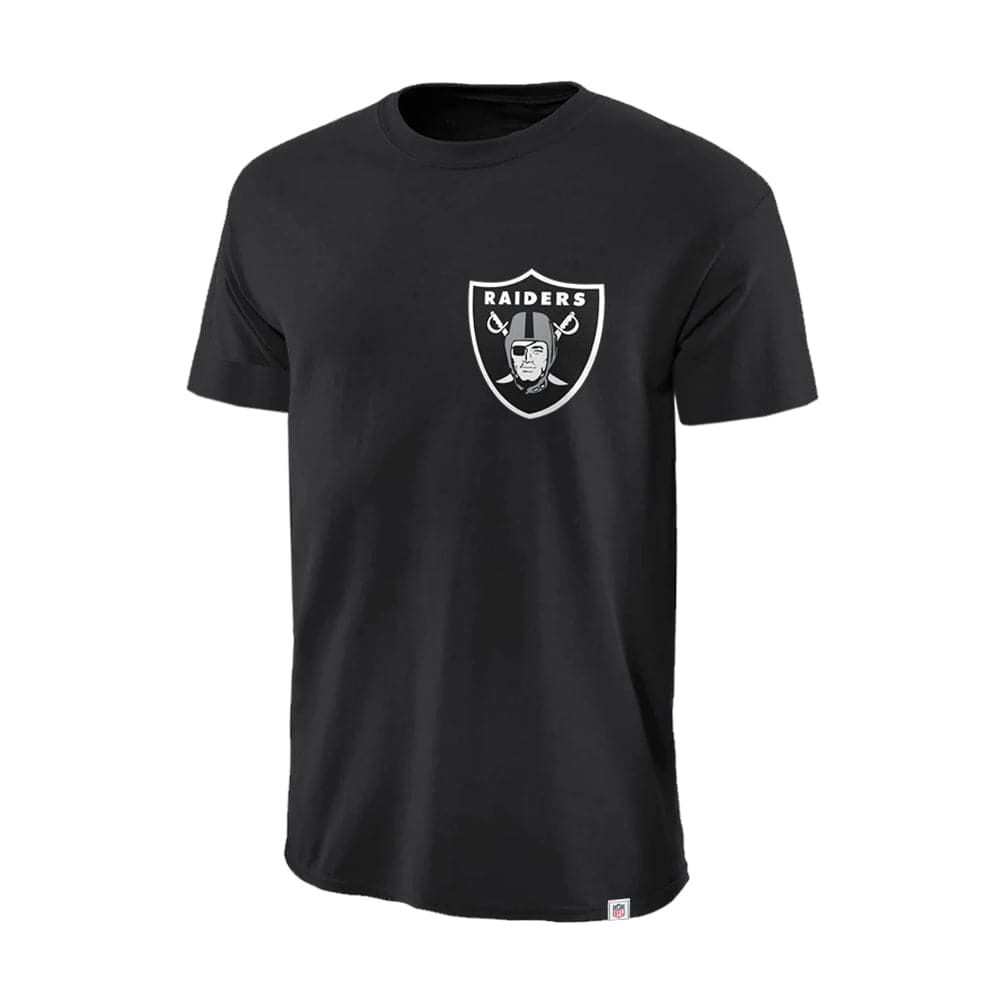 Majestic Athletic T-Shirts Youths Las Vegas Raiders Majestic NFL Jeaner T-Shirt - Black