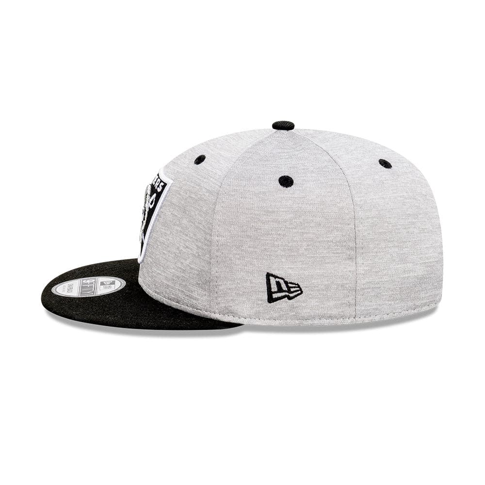 New Era Caps Youths Youths Las Vegas Raiders New Era NFL Shadow Tech 9FIFTY Snapback Hat - Grey/Black