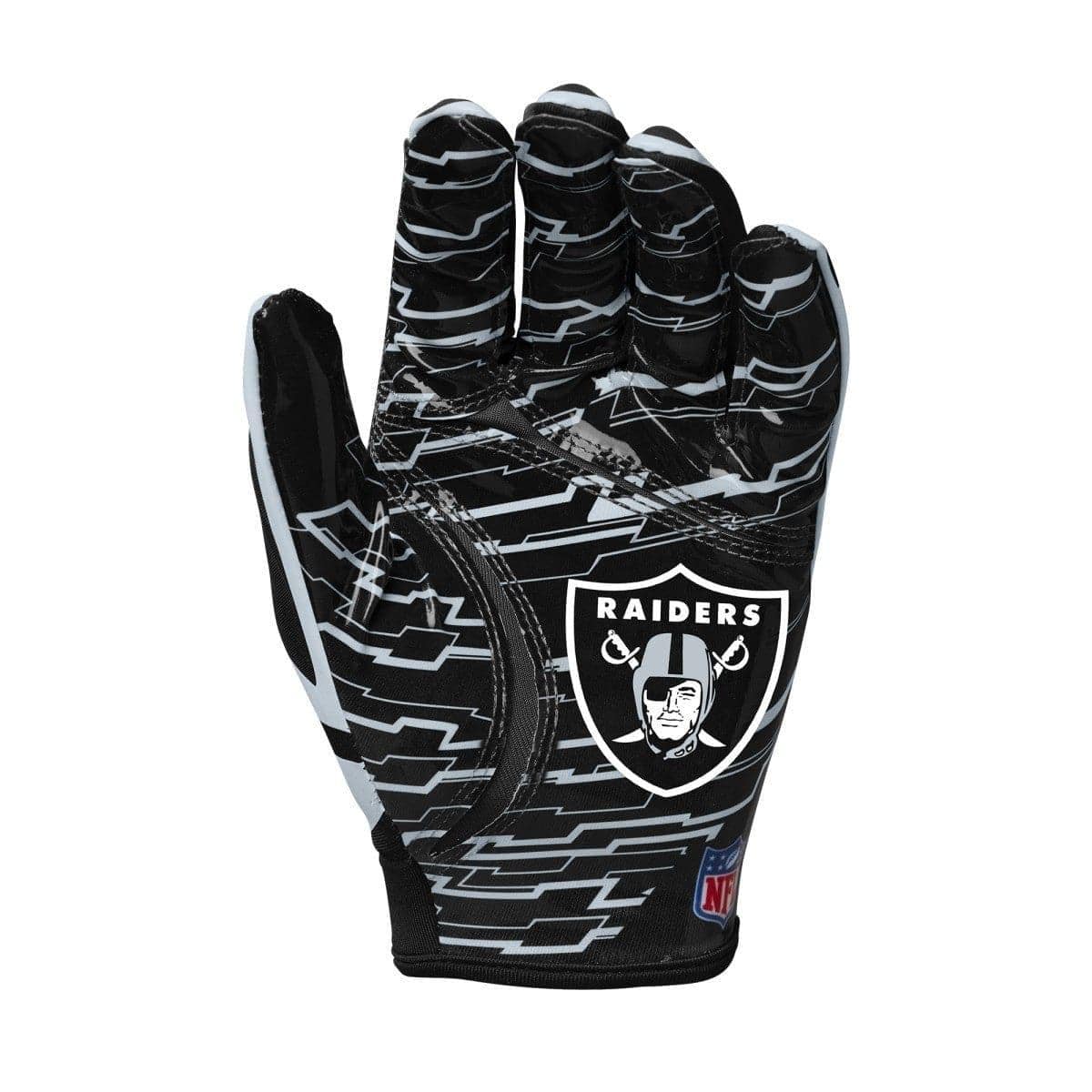 Wilson Sporting Goods Gloves Youths Youths Las Vegas Raiders Wilson NFL Team Stretch Fit Receiver Gloves