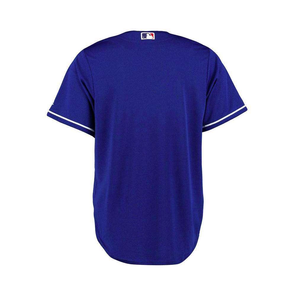 Majestic Athletic Jerseys Youths Los Angeles Dodgers Majestic MLB Cool Base Replica Jersey - Blue