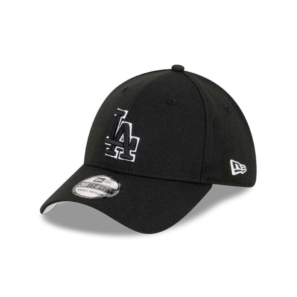 New Era Caps Youths Youths Los Angeles Dodgers New Era MLB Monochrome 9FORTY Snapback Hat - Black