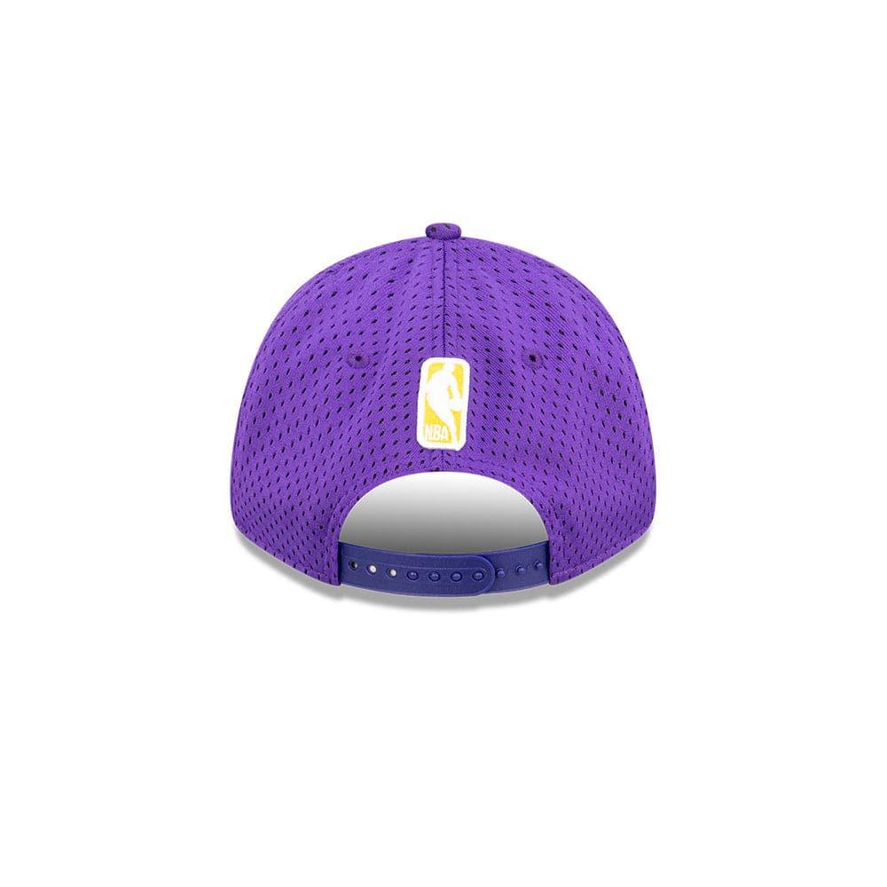 New Era Caps Youths Youths Los Angeles Lakers New Era NBA Sidepatch Mesh 9FORTY Snapback Hat - Purple