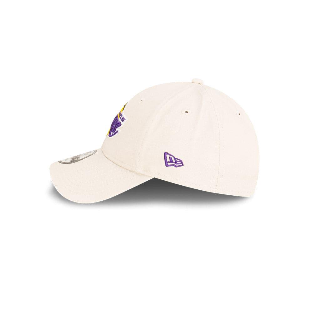 New Era Caps Youths Youths Los Angeles Lakers New Era NBA Team 9FORTY Snapback Hat - Stone