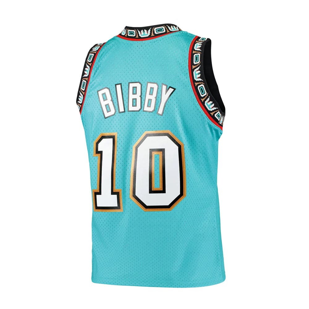 Mitchell And Ness Jerseys Youths Mike Bibby Memphis Grizzlies Mitchell & Ness NBA Swingman Jersey - Turquoise