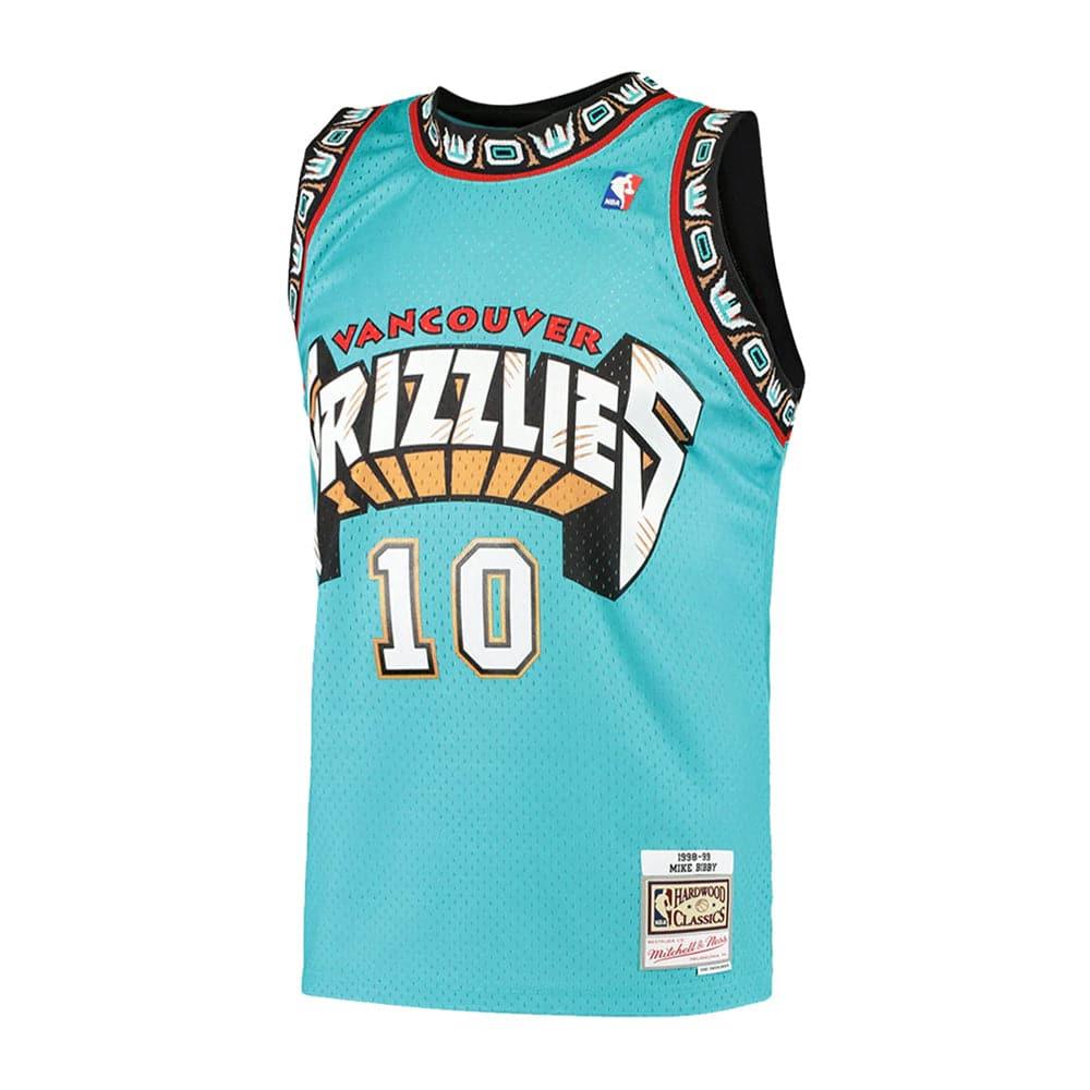 Mitchell And Ness Jerseys Youths Mike Bibby Memphis Grizzlies Mitchell & Ness NBA Swingman Jersey - Turquoise