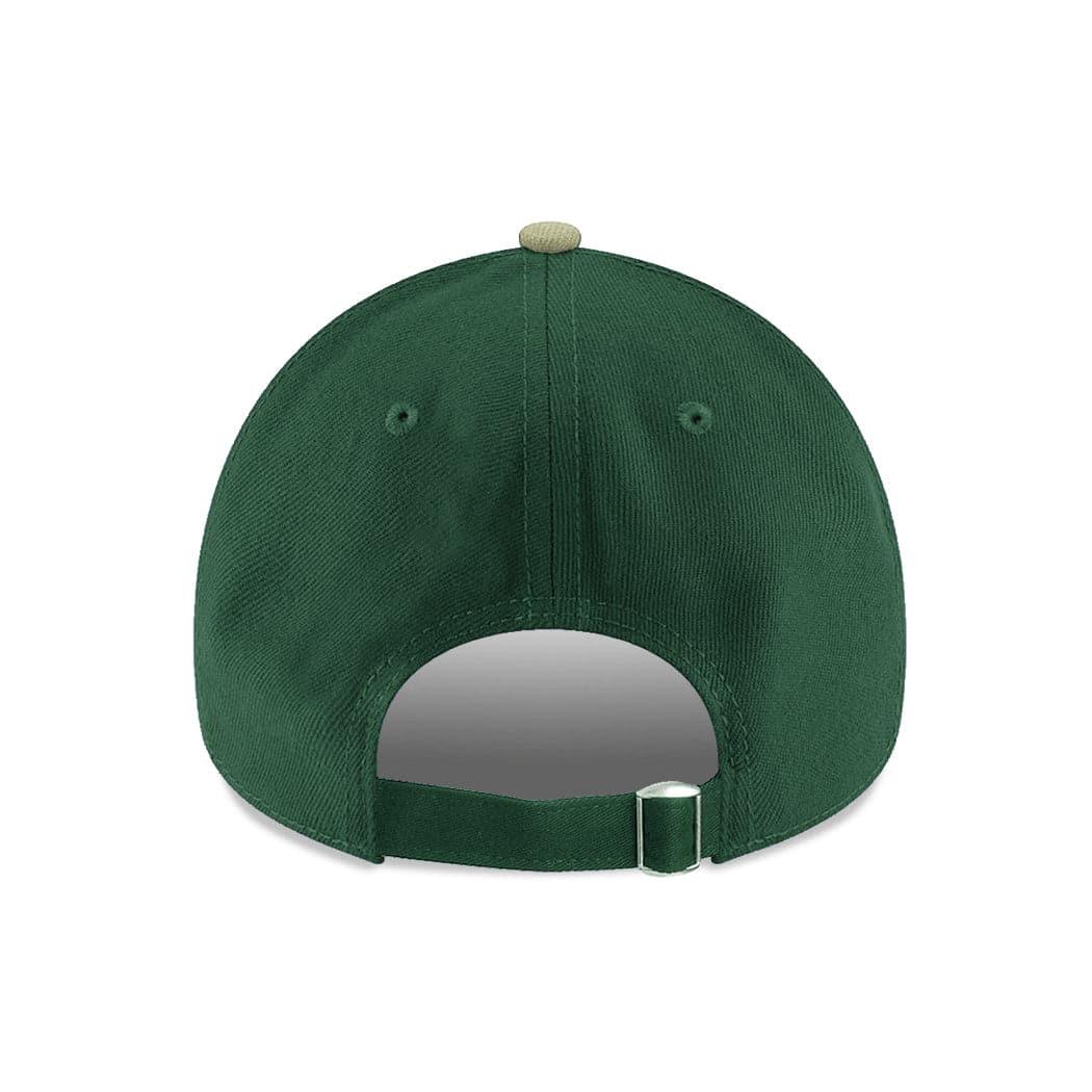 New Era Caps Youths Youths Milwaukee Bucks New Era NBA 2T Wordmark 9FORTY Strapback Hat - Green