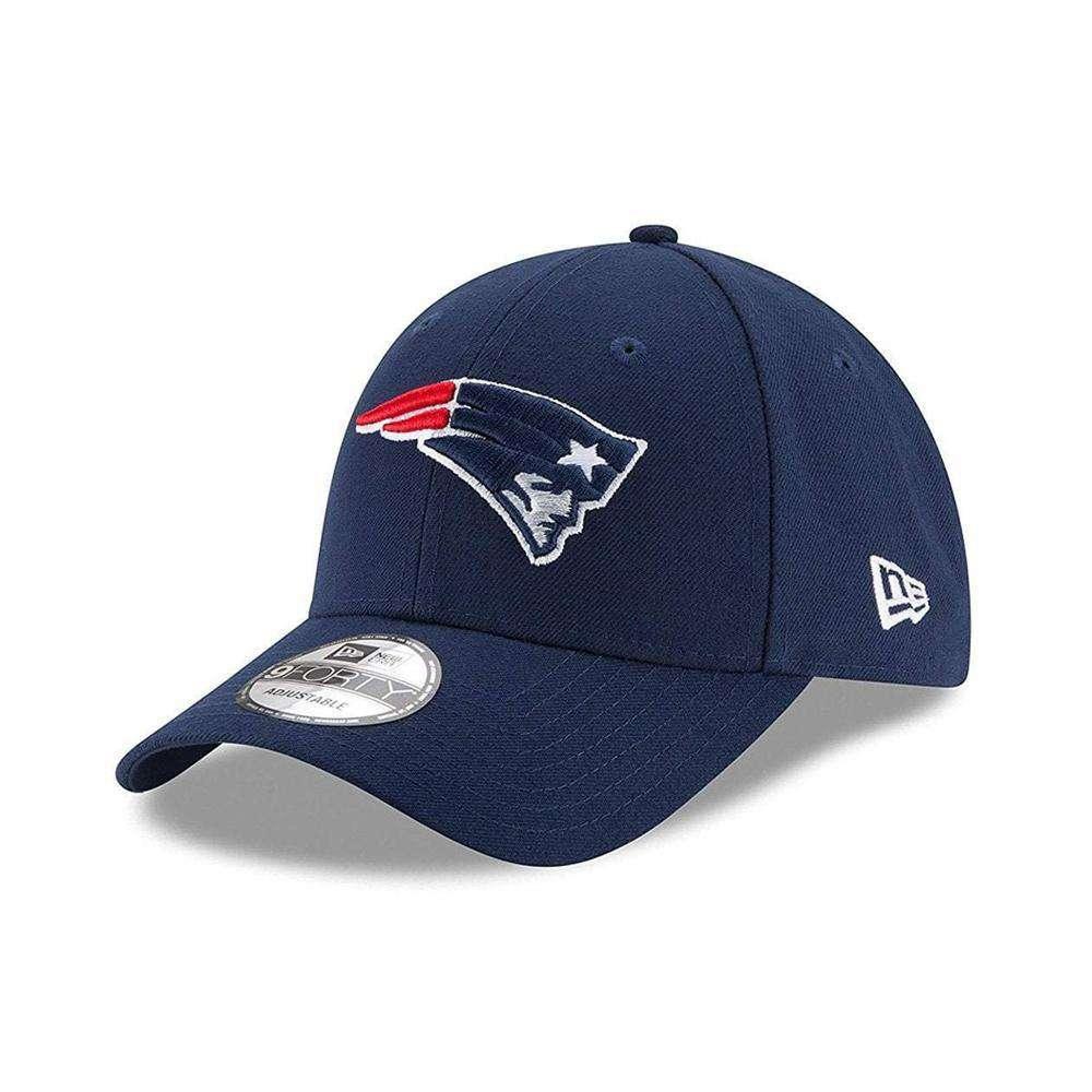 New Era Caps Youths New England Patriots New Era NFL Team 9FORTY Curve Hat - Navy