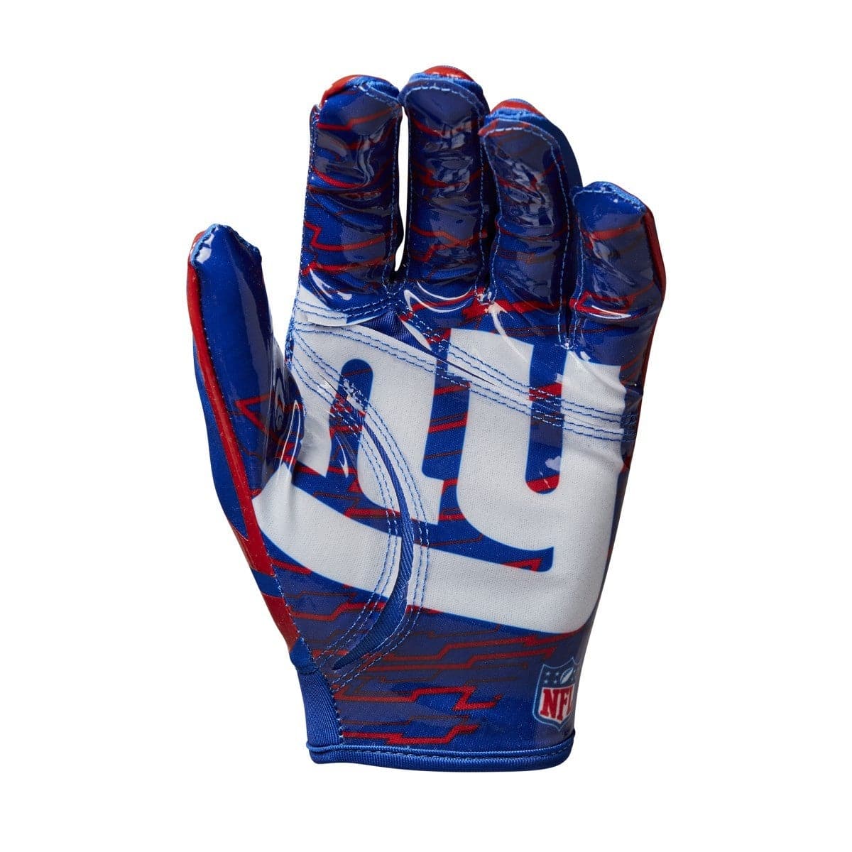 Wilson Sporting Goods Gloves Youths Youths New York Giants Wilson NFL Team Stretch Fit Receiver Gloves