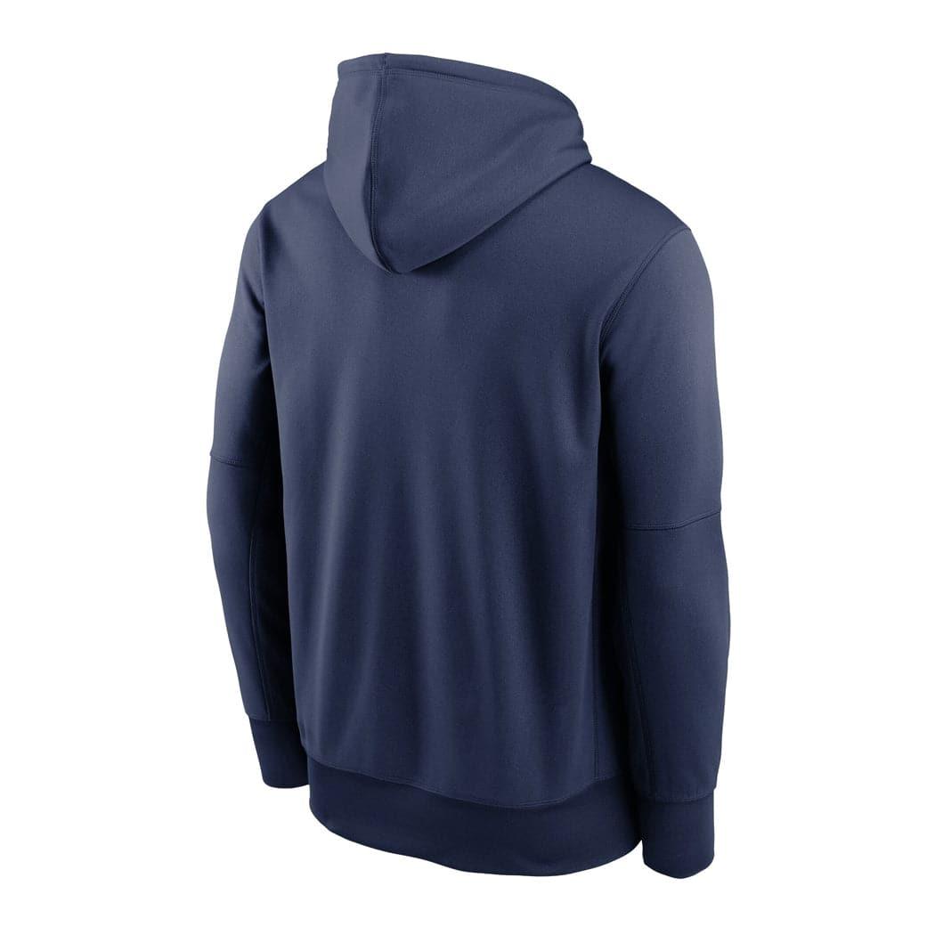 Nike Jumpers Youths New York Yankees Nike MLB Wordmark Therma Hoodie Jumper - Navy