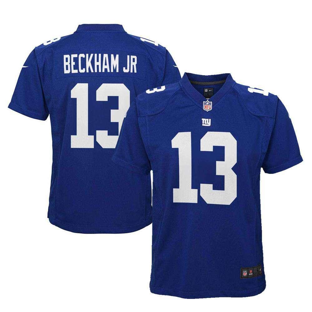 Nike Jerseys Youths Odell Beckham Jr New York Giants Nike NFL Game Jersey - Blue