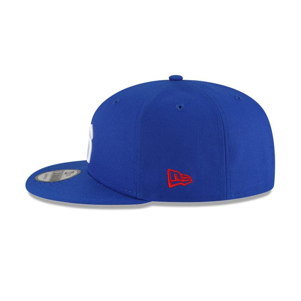 New Era Caps Youths Youths Philadelphia 76ers New Era NBA 21-22 Back Half 9FIFTY Snapback Hat - Blue