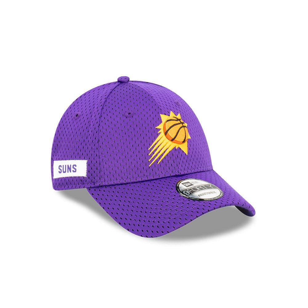 New Era Caps Youths Youths Phoenix Suns New Era NBA Name Sidepatch Mesh 9FORTY Snapback Hat - Purple