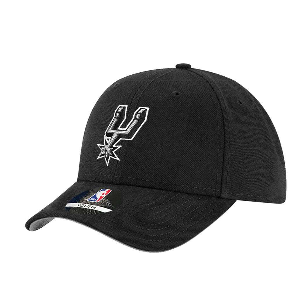 Outerstuff Caps Youths Youths San Antonio Spurs Outerstuff NBA Team Curve Hat - Black