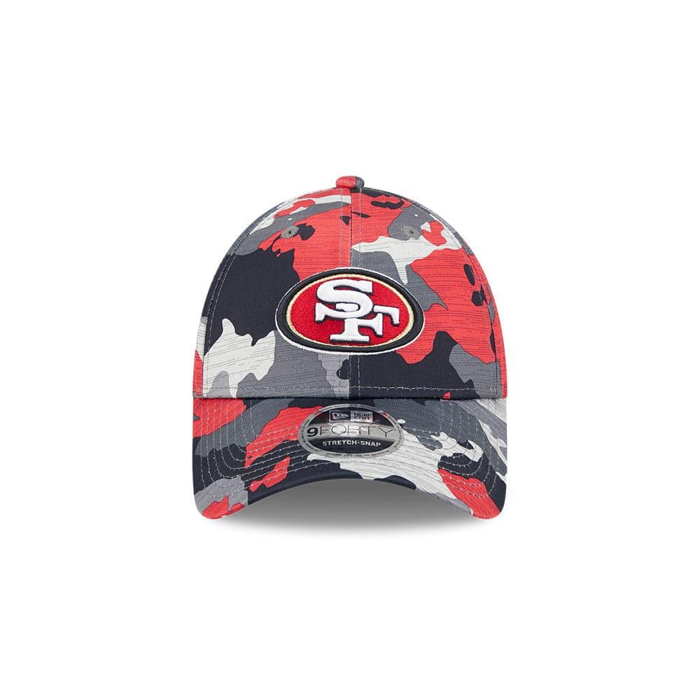 New Era Caps Youths Youths San Francisco 49ers New Era NFL 22 Training Camp 9FORTY Stretch Snap Hat - Camo