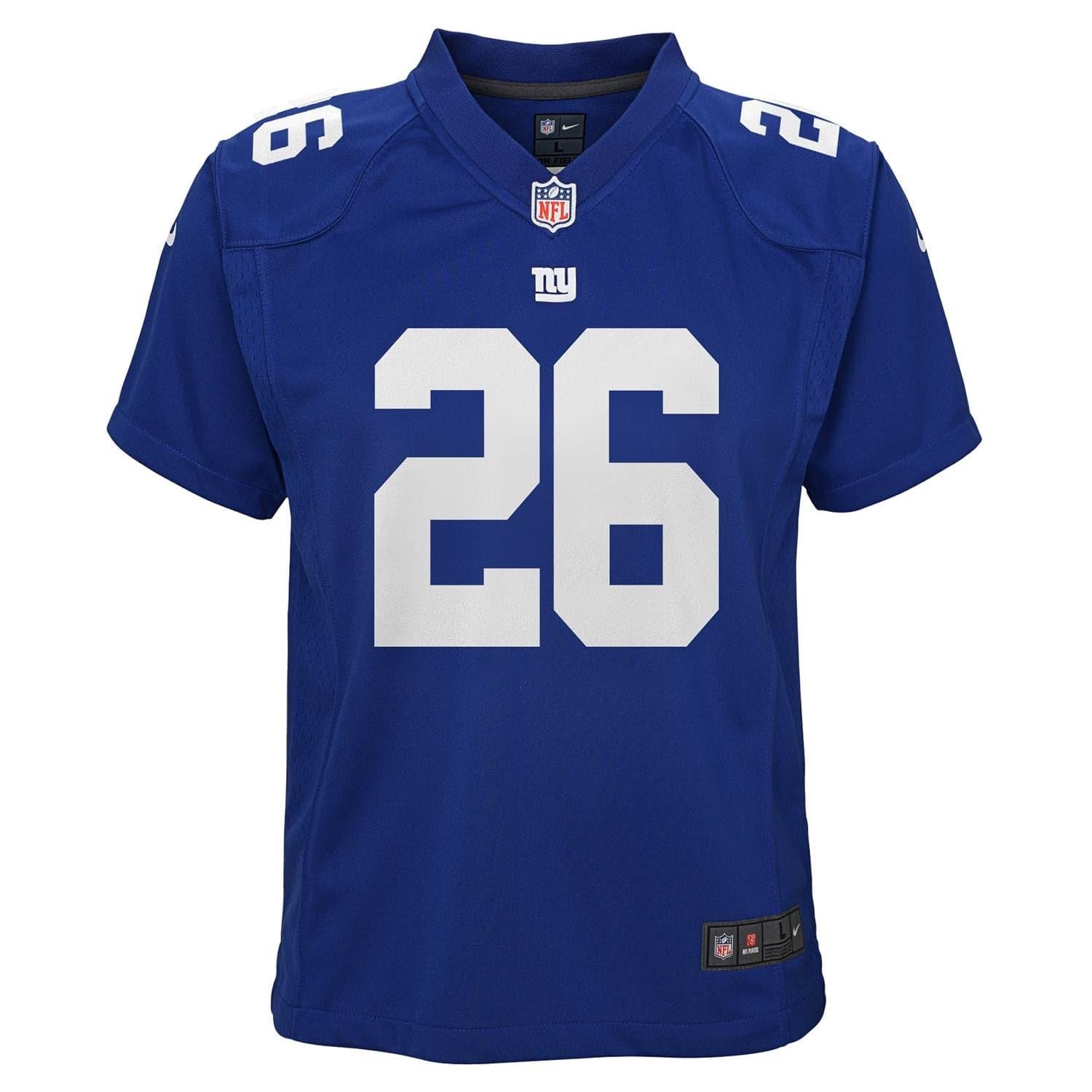 Nike Jerseys Youths Saquon Barkley New York Giants Nike NFL Game Jersey - Blue