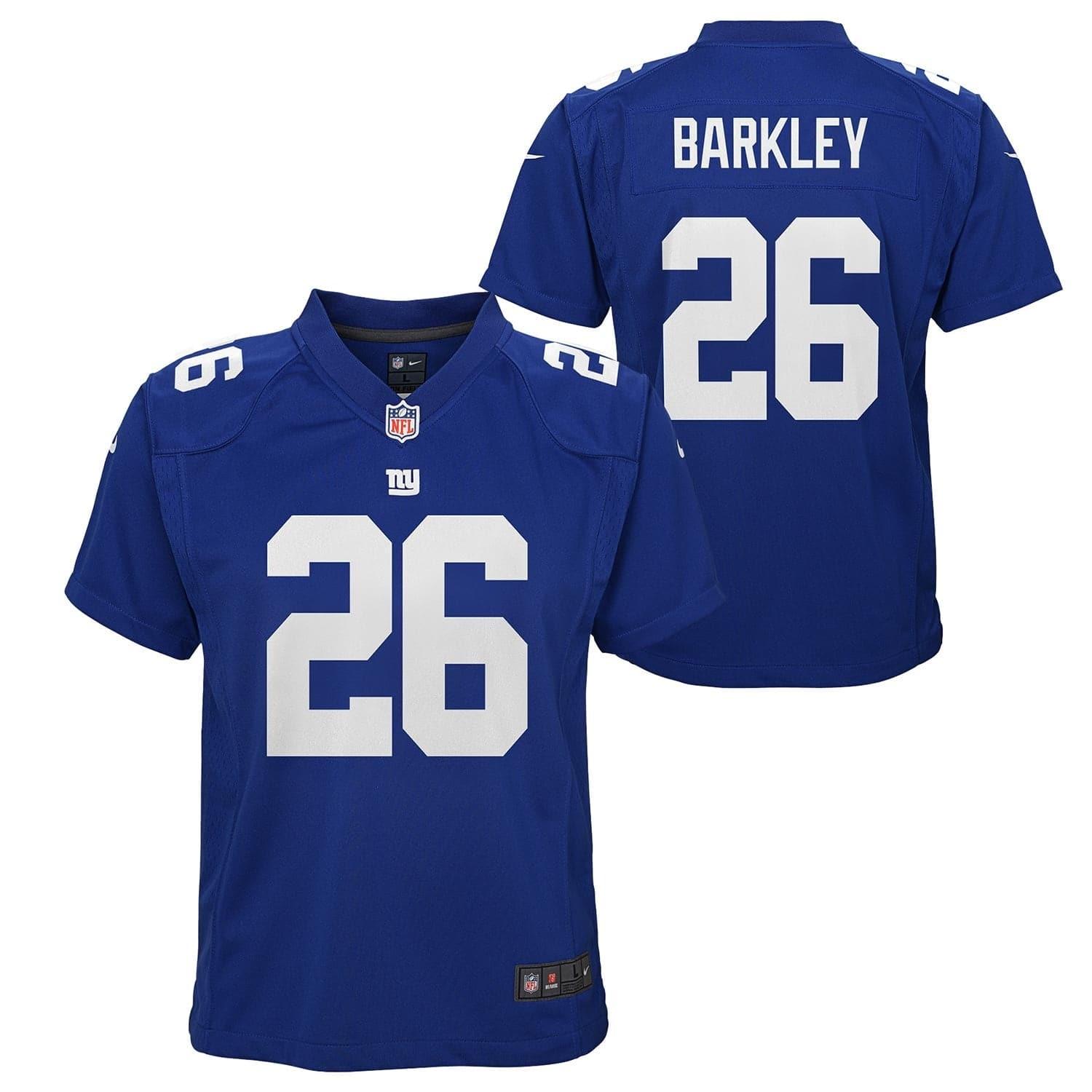 Nike Jerseys Youths Saquon Barkley New York Giants Nike NFL Game Jersey - Blue
