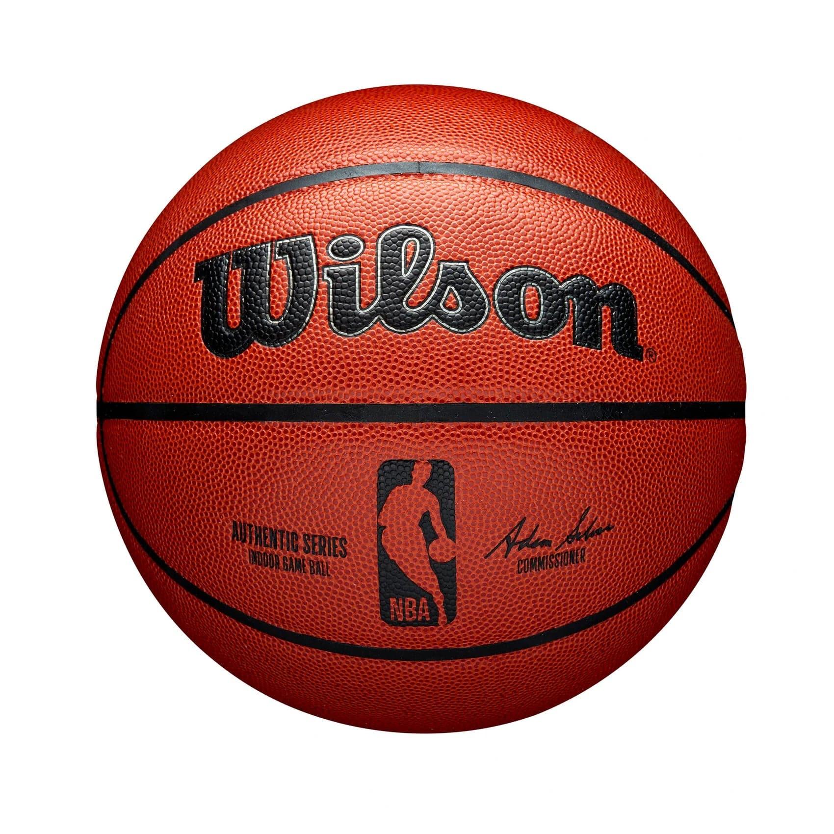 Wilson Sporting Goods Balls Youths Size 5 Wilson NBA Authentic Series Indoor Basketball Ball - Orange