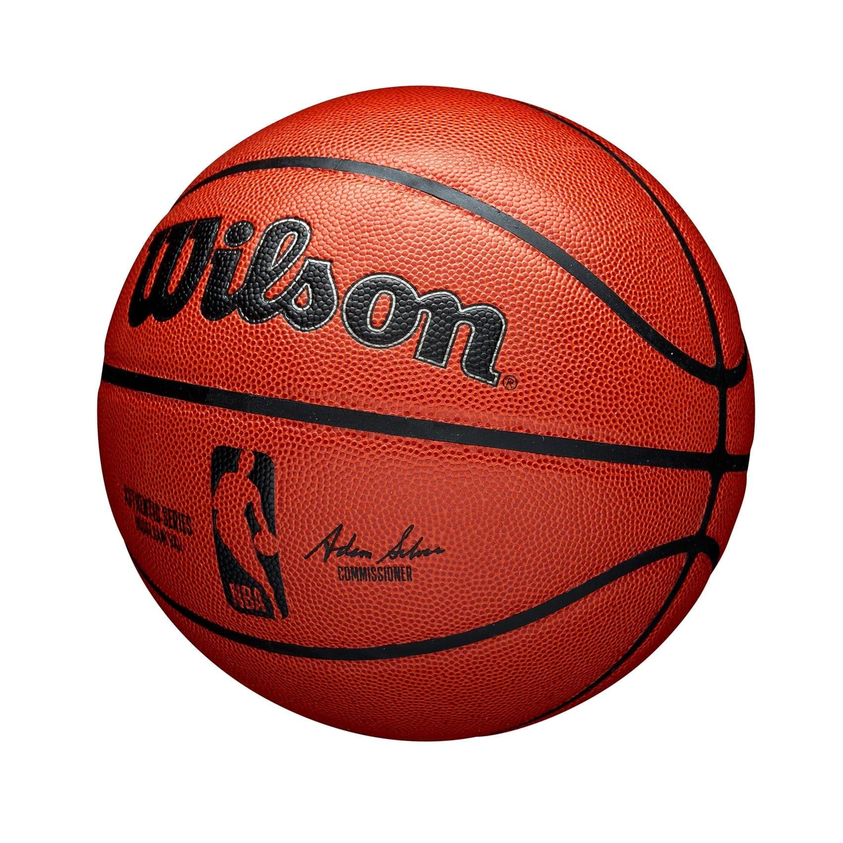 Wilson Sporting Goods Balls Youths Size 5 Wilson NBA Authentic Series Indoor Basketball Ball - Orange